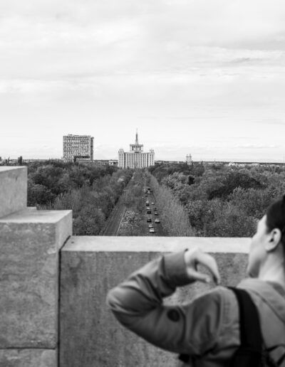 Casa Presei Libere (House of the Free Press) in Bucharest, Romania.