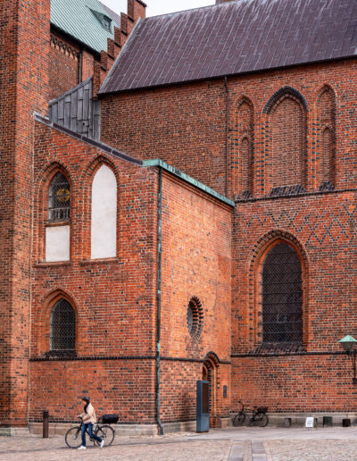 Roskilde Cathedral AUNESCO World Heritage site known for being the burial place of Danish kings and queens since the 15th century