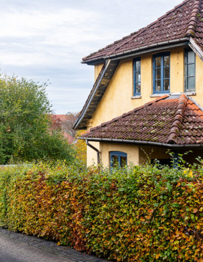 traditional Danish house located in Roskilde Denmark